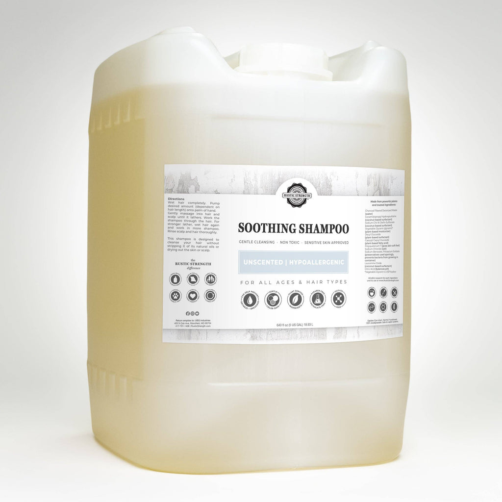 Shampoo - Our Popular Scents: Rosemary Mint / Gallon Glass Jug