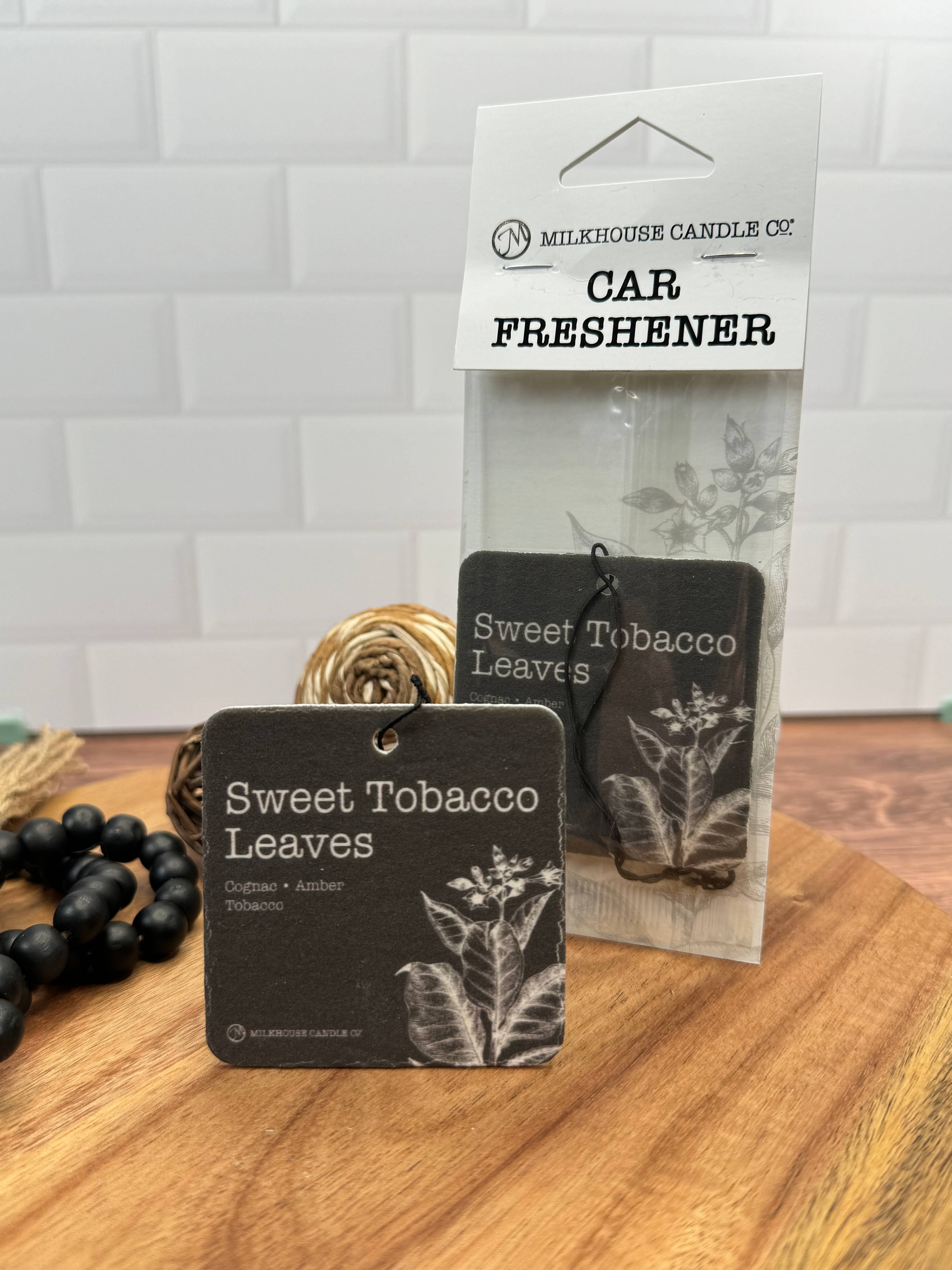 Car Freshener: Sweet Tobacco Leaves