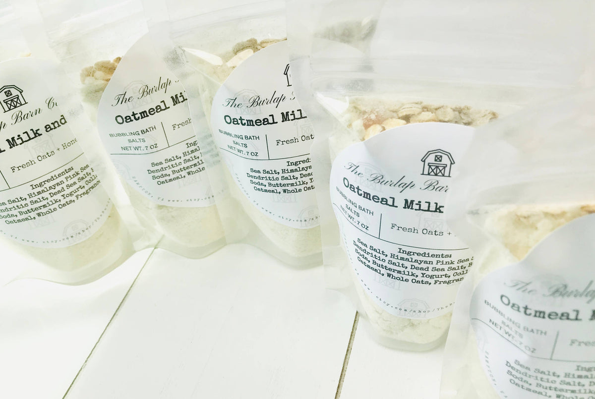 Oatmeal Milk & Honey Bubbling Bath Salts