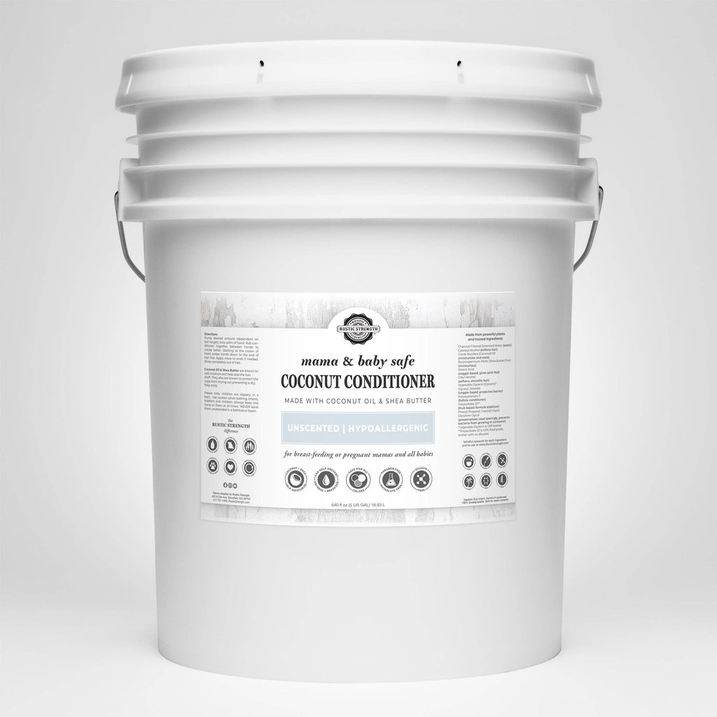 Conditioner - Our Popular Scents: Rosemary Mint / Gallon Plastic Jar