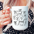 God is good mug, Christian mug, Christian gift, coffee mug