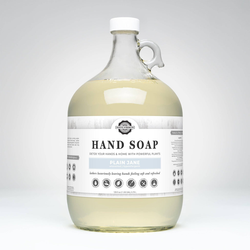 Liquid Hand Soap - Our Popular Scents: Citrus Bliss (lemon/orange) / 4 - 1 Gallon Plastic Jugs