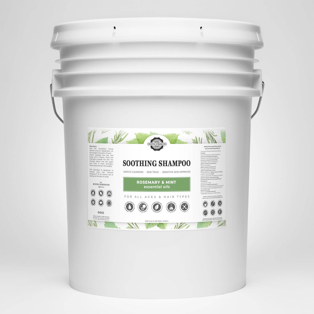 Shampoo - Our Popular Scents: Rosemary Mint / Gallon Glass Jug