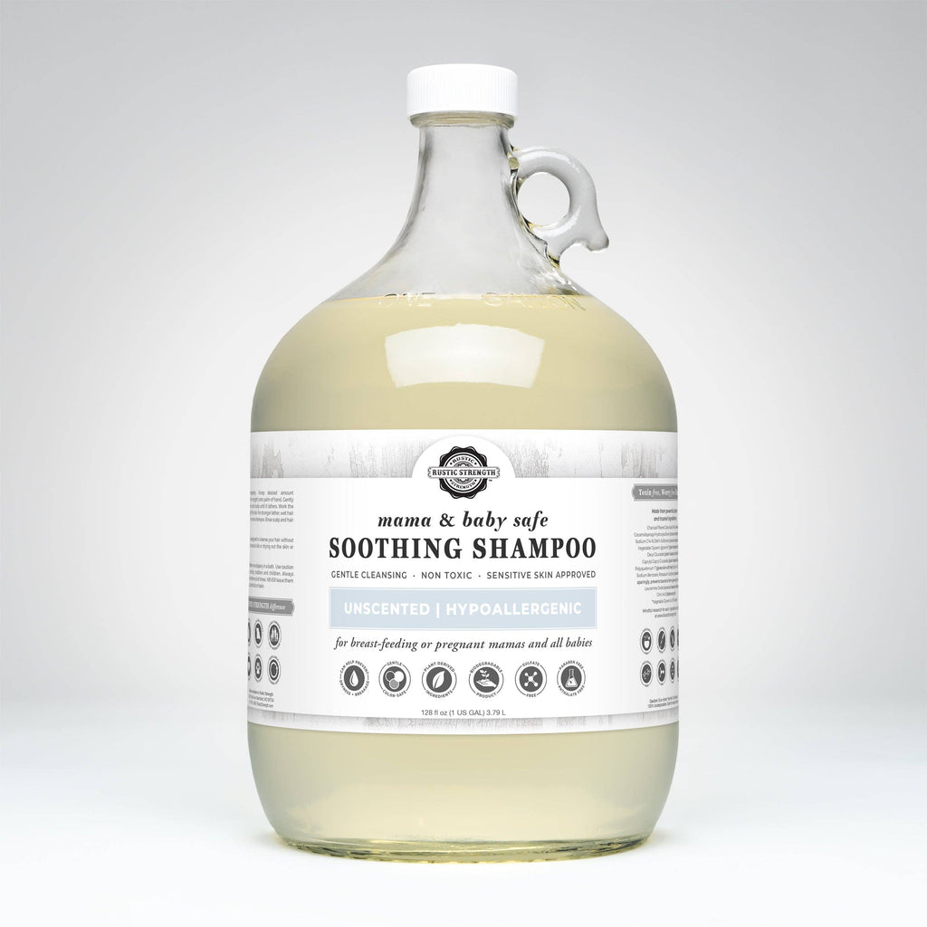 Shampoo - Our Popular Scents: Milk & Honey / Gallon Glass Jug