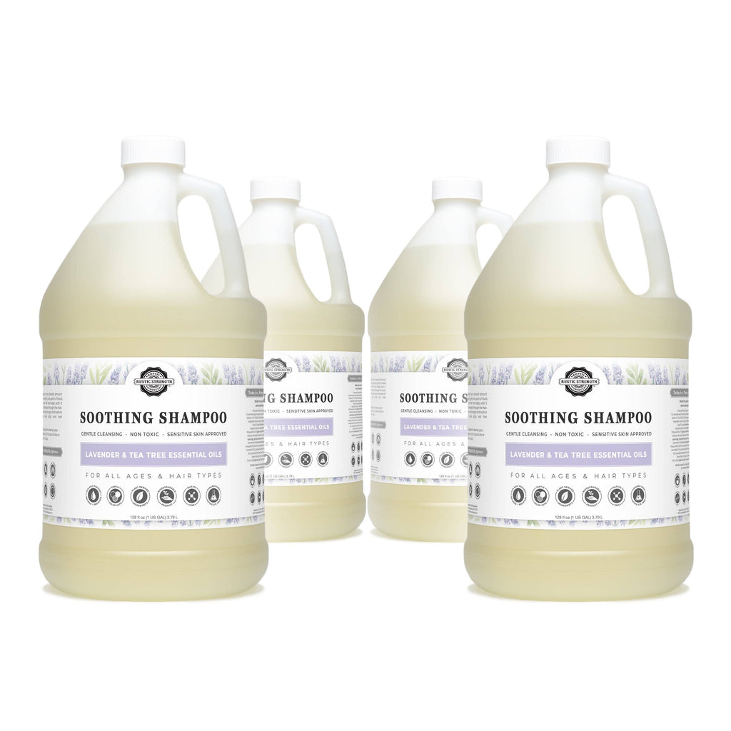 Shampoo - Our Popular Scents: Milk & Honey / Gallon Glass Jug