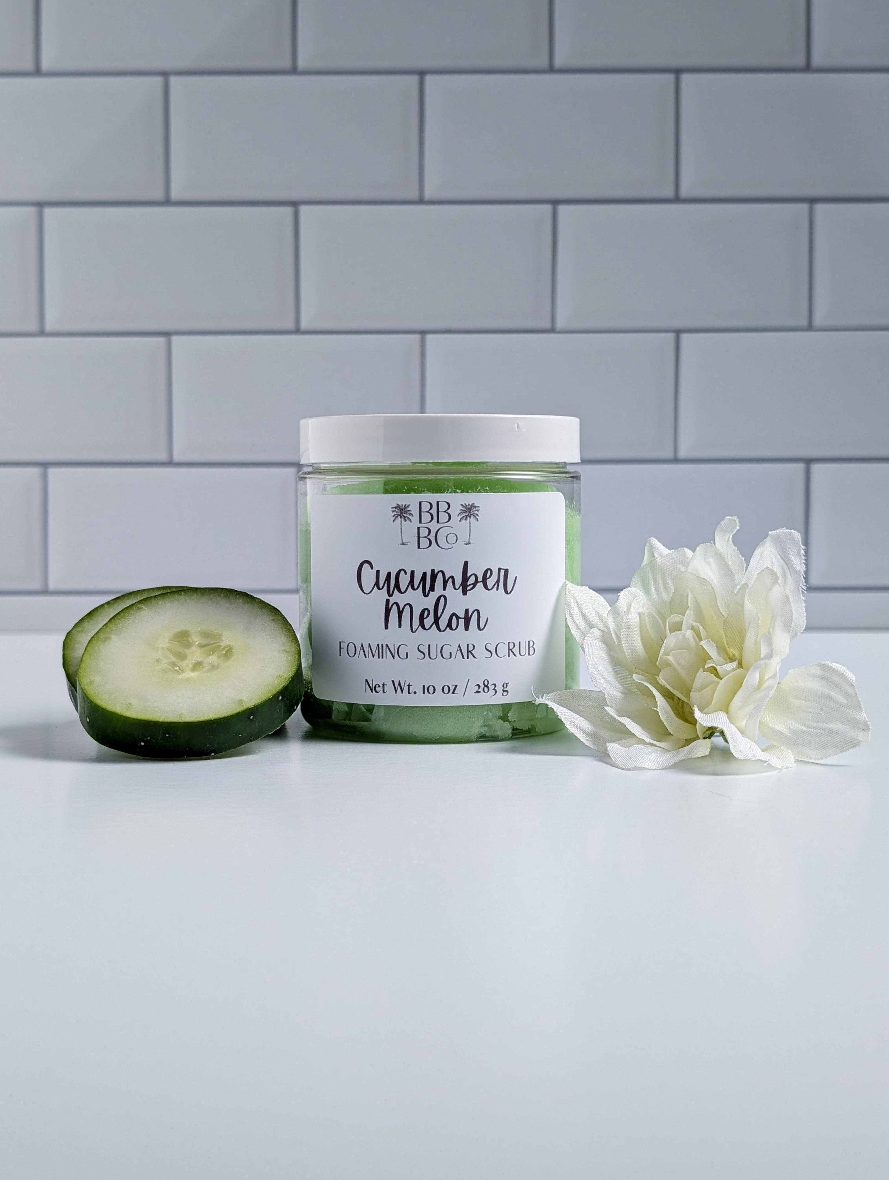 Cucumber Melon Foaming Sugar Scrub - Spring 2026