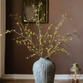 Long Weigela Flower Stem 63" Tall: Yellow / One Stem