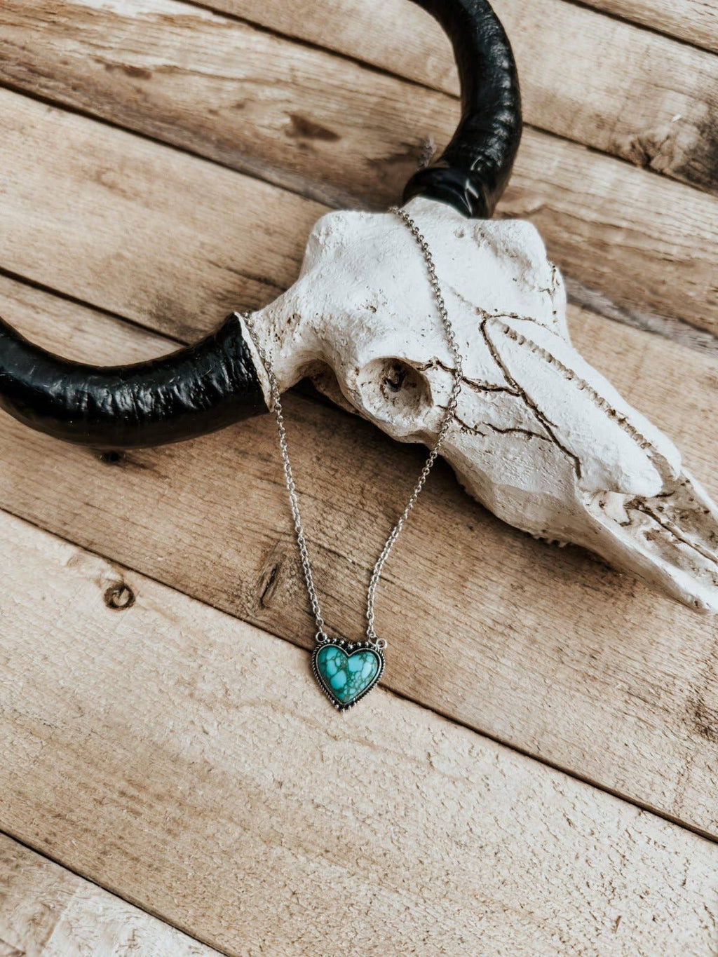 The Heart Necklace: Antique Silver