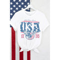 AMERICA 1776 MINERAL GRAPHIC TEE: White / M