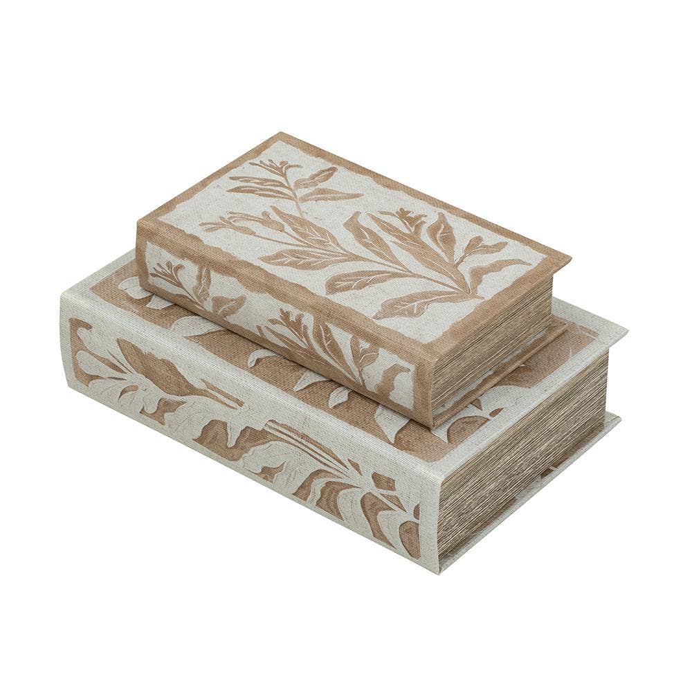 S/2 Coastal Wave Book Storage Boxes