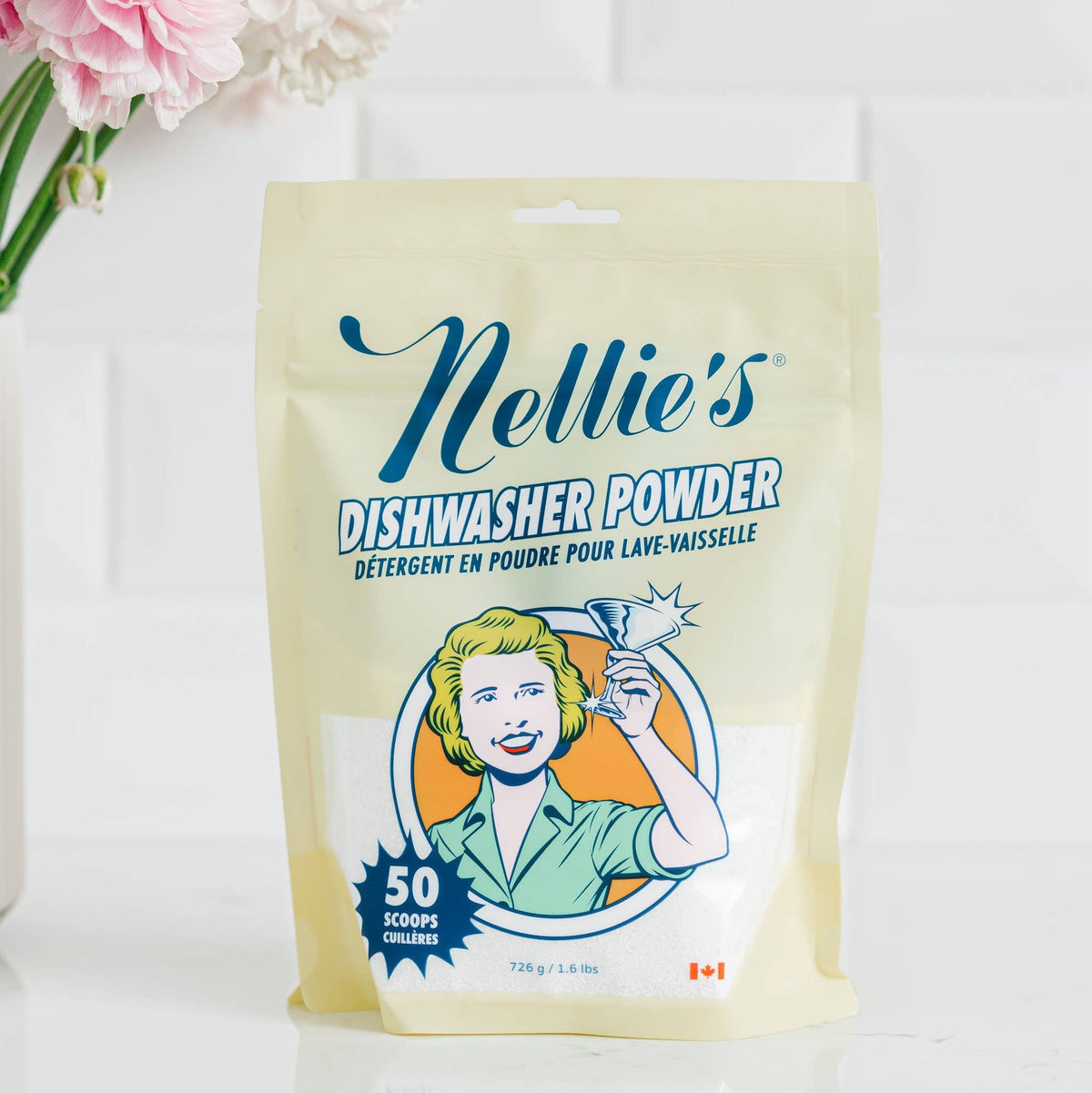 Dishwasher Powder - Dish Detergent - 50 Scoop Pouch
