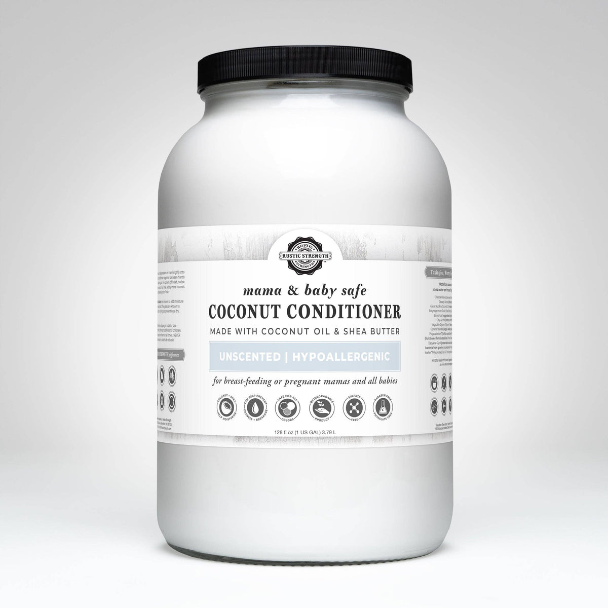 Conditioner - Our Popular Scents: Rosemary Mint / Gallon Plastic Jar