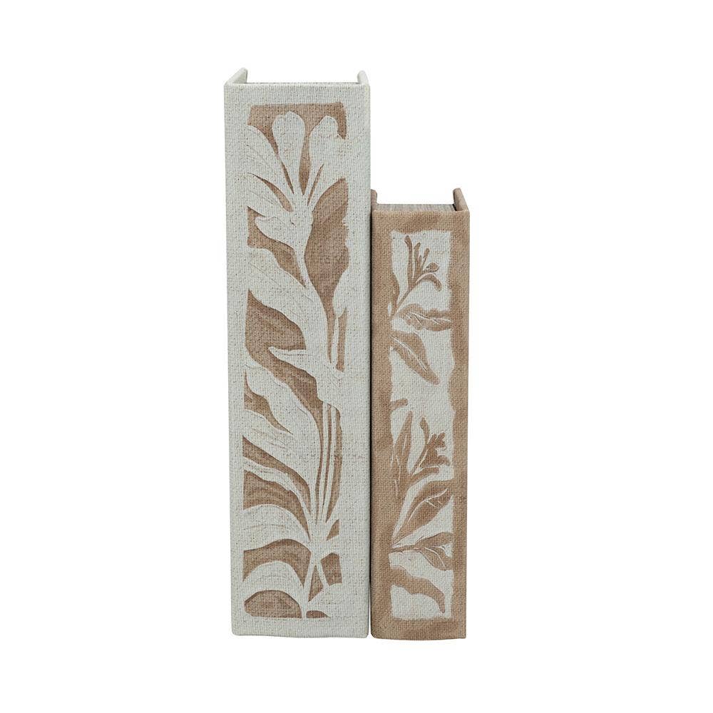 S/2 Coastal Wave Book Storage Boxes
