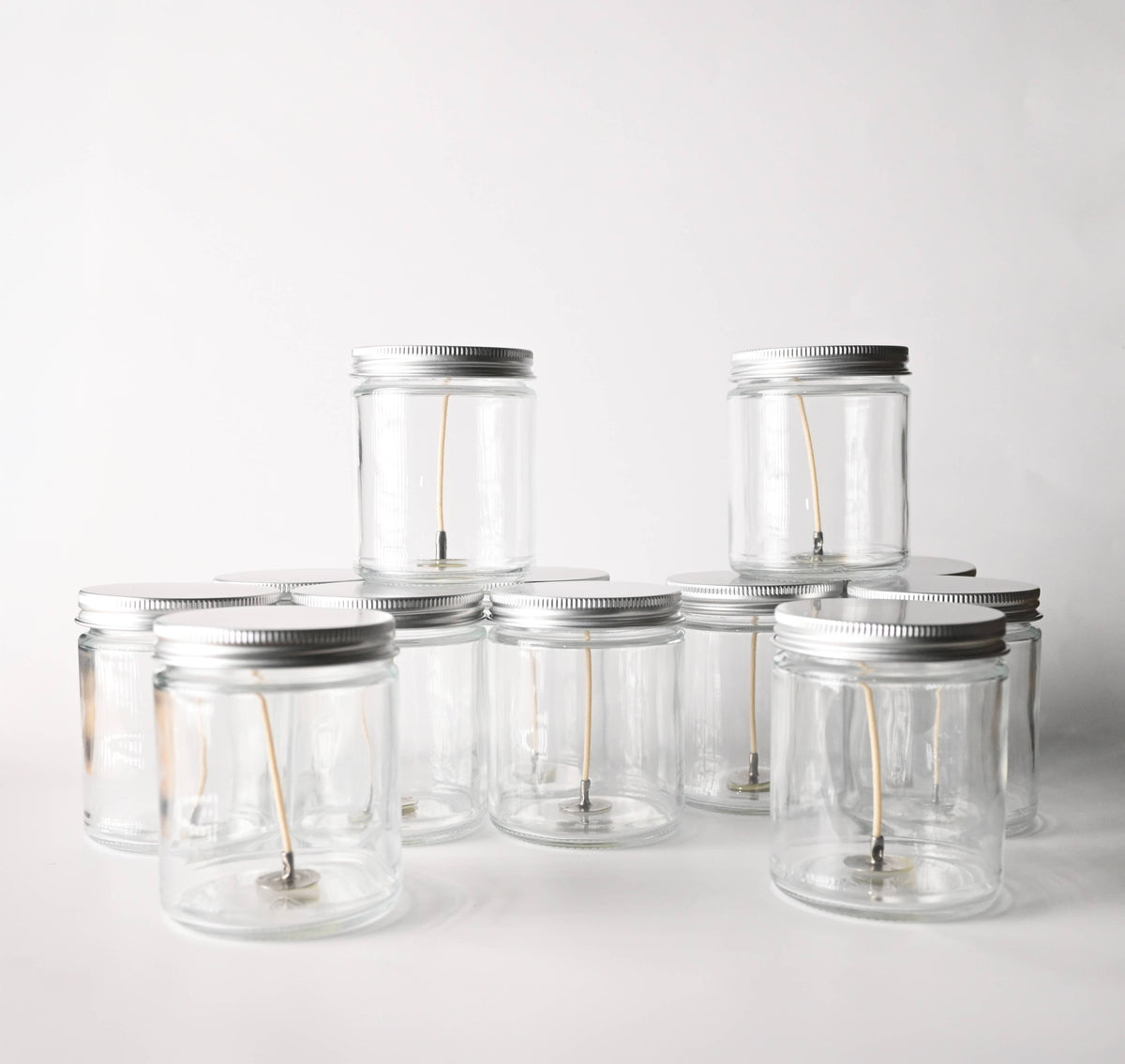 Candle Bar - 5.5 oz Glass Wicked Jar with Lid