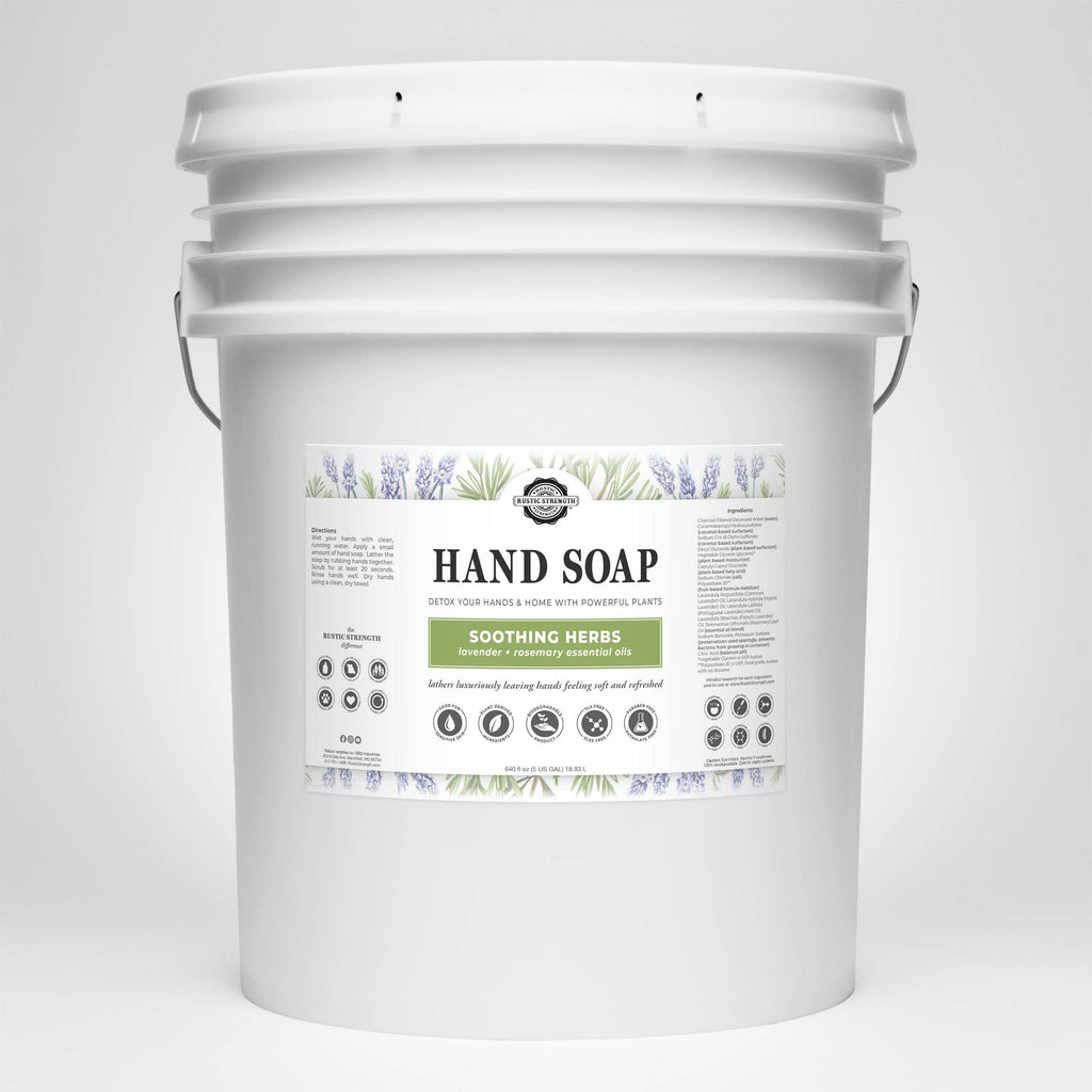 Liquid Hand Soap - Our Popular Scents: Citrus Bliss (lemon/orange) / 4 - 1 Gallon Plastic Jugs