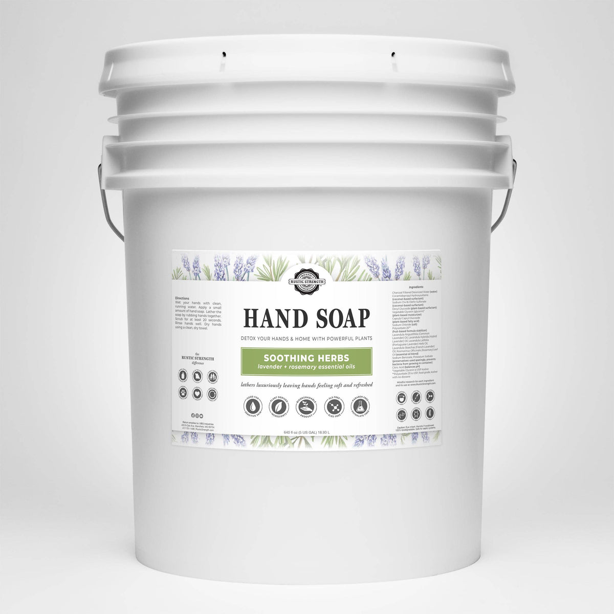 Liquid Hand Soap - Our Popular Scents: Citrus Bliss (lemon/orange) / 4 - 1 Gallon Plastic Jugs