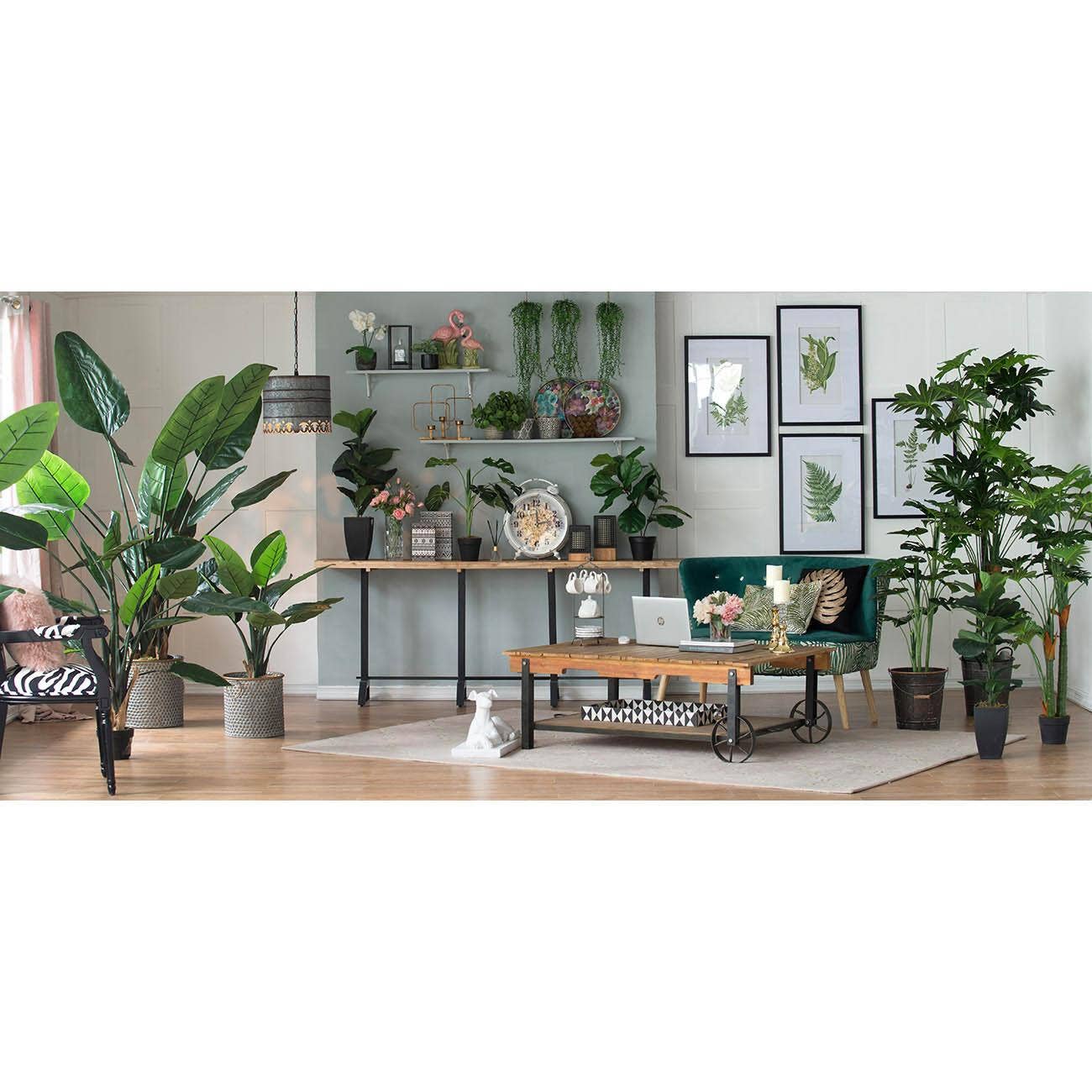 22x22x24"H Poted Fiddle Leaf Tree