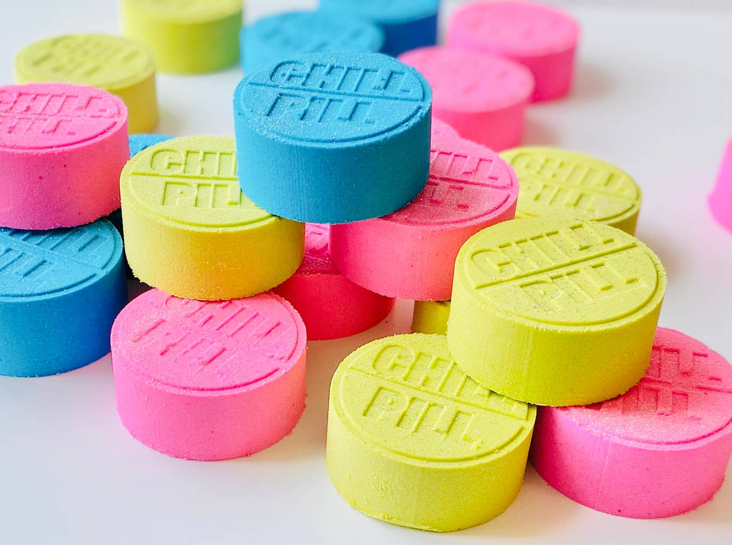 Chill Pill Bath Bomb: Lime Green Chill Pill
