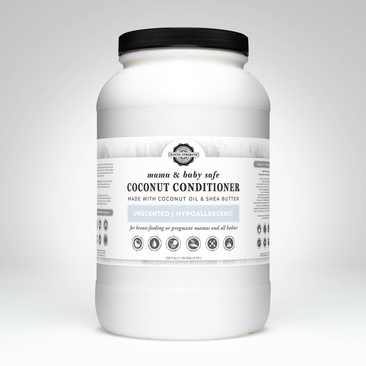 Conditioner - Our Popular Scents: Rosemary Mint / Gallon Plastic Jar
