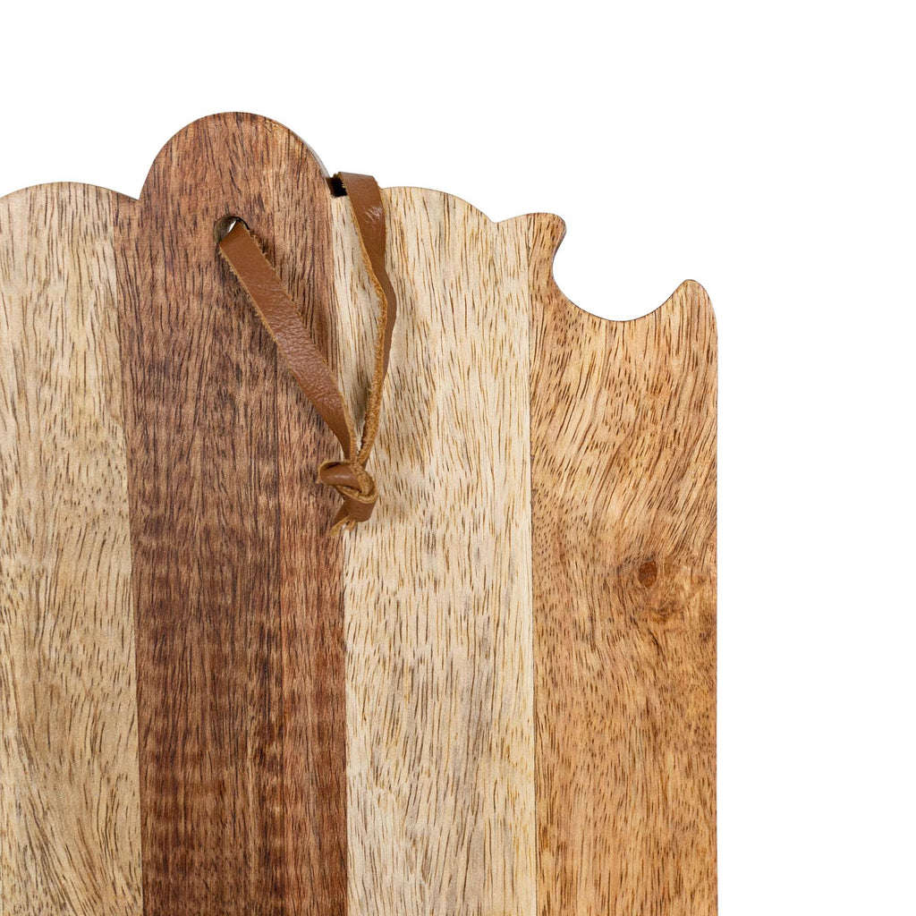 Florence Flourish Top Pieced Charcuterie Board Mango Wood
