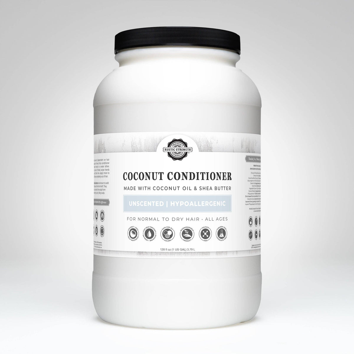 Conditioner - Our Popular Scents: Rosemary Mint / Gallon Plastic Jar