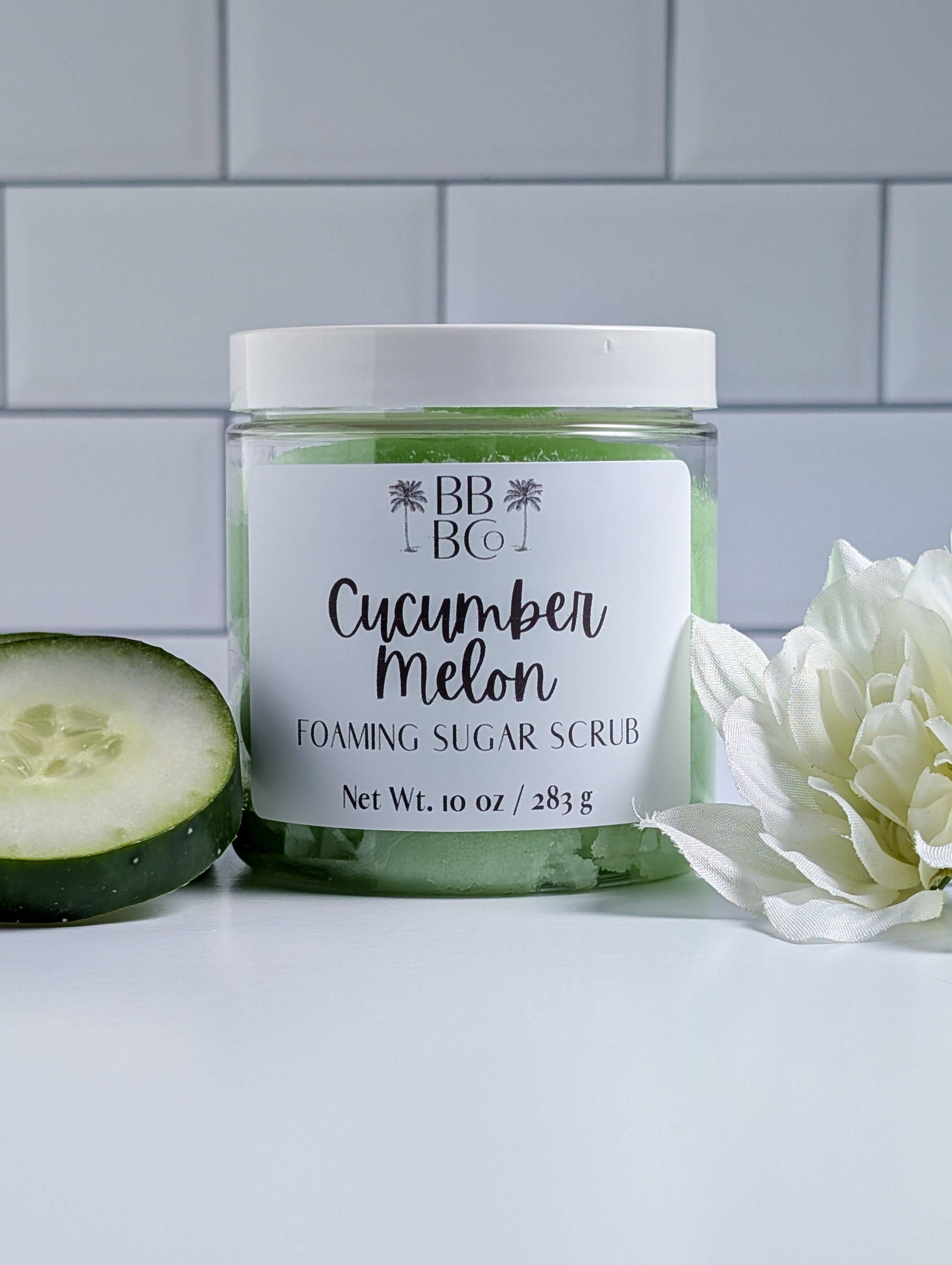 Cucumber Melon Foaming Sugar Scrub - Spring 2026