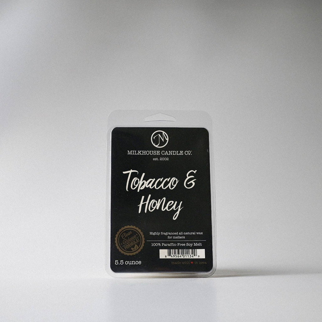 5.5 oz Wax Melts: Tobacco & Honey
