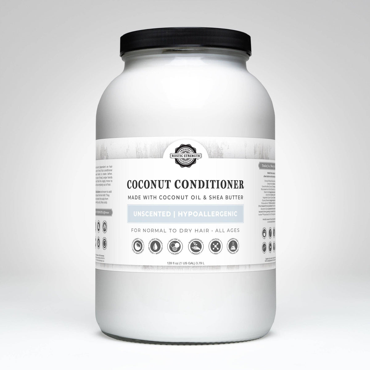 Conditioner - Our Popular Scents: Rosemary Mint / Gallon Plastic Jar