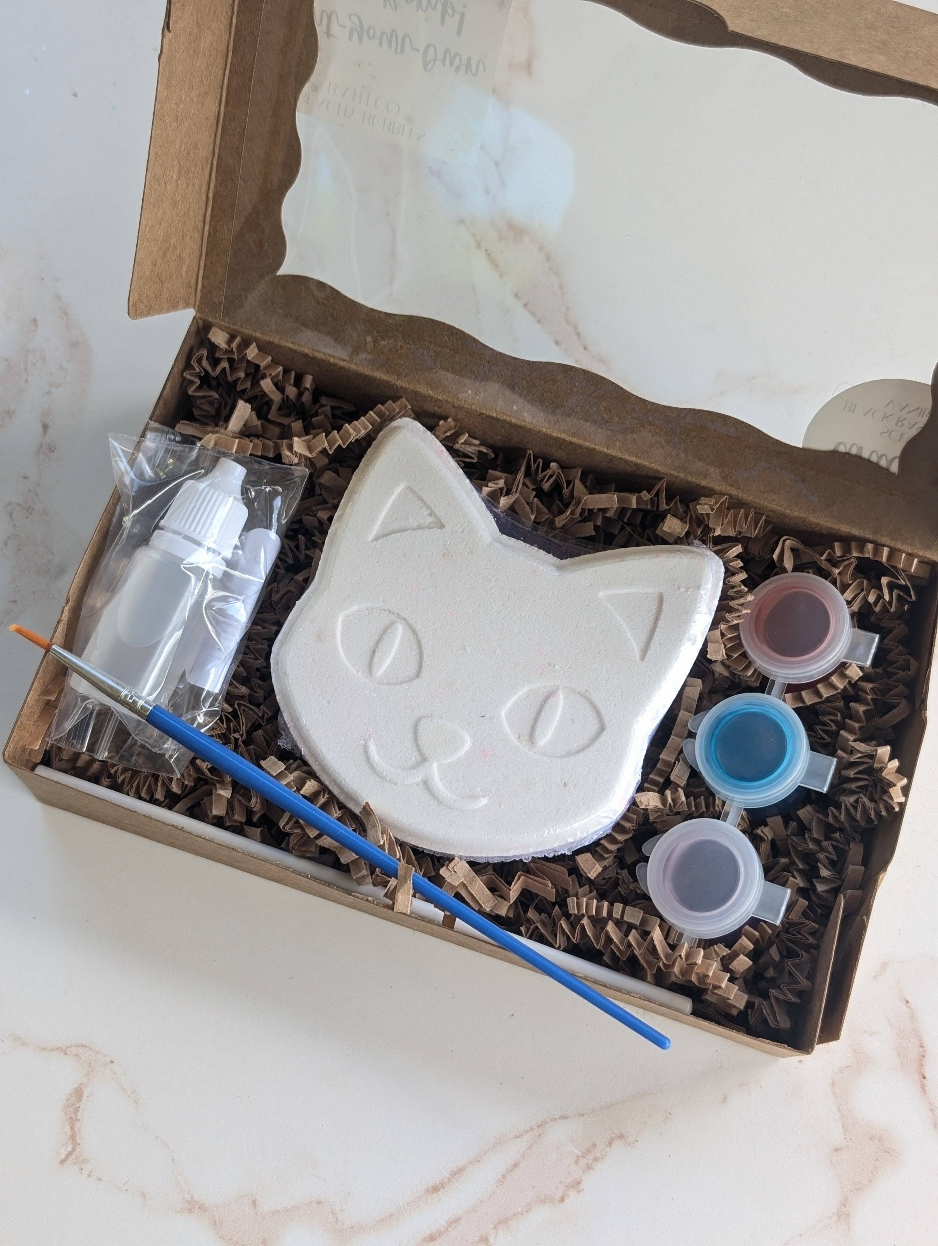 Paint-Your-Own Kitty Cat Bath Bomb