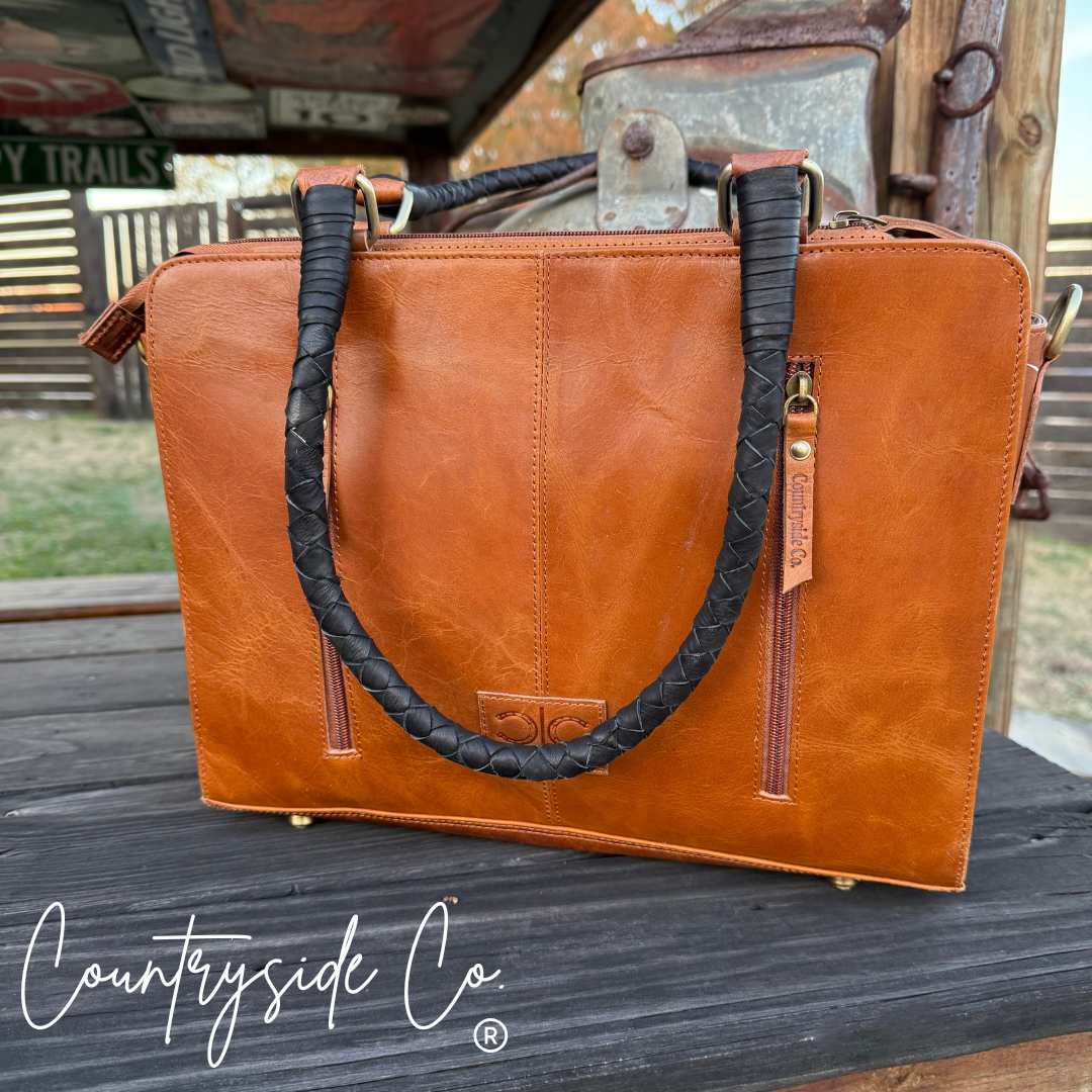 Laney Tooled Leather Handbag