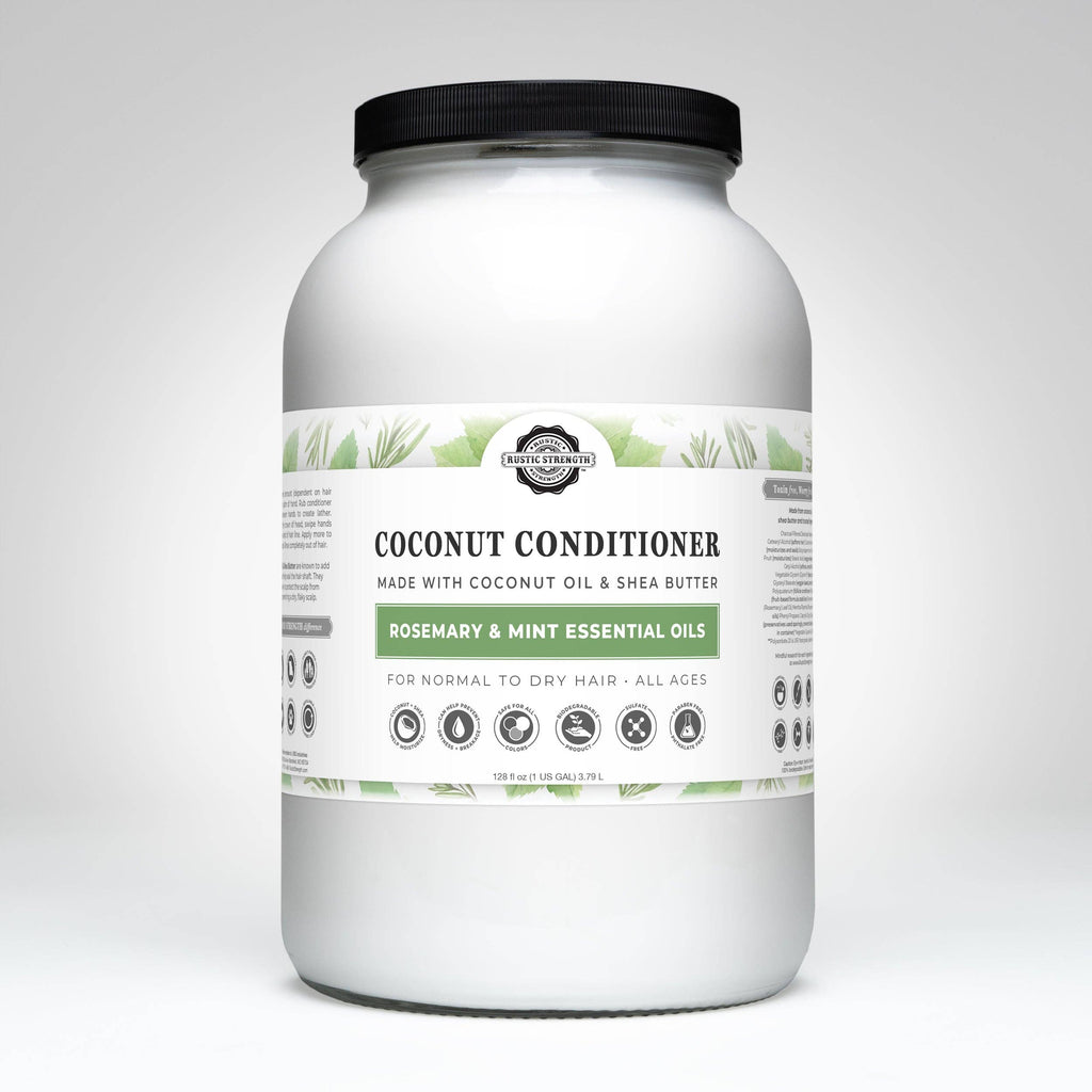 Conditioner - Our Popular Scents: Rosemary Mint / Gallon Plastic Jar