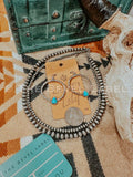 Western Pearl Layered Mini Necklace: Antique Silver