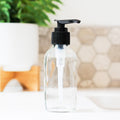 4oz Clear Glass Lotion/Soap Bottle