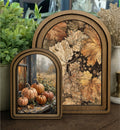 Layered Set Pumpkin Window Canvas Art