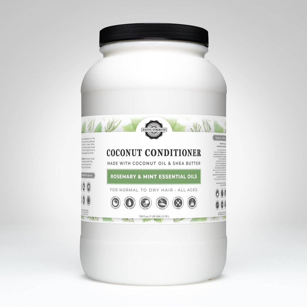 Conditioner - Our Popular Scents: Rosemary Mint / Gallon Plastic Jar