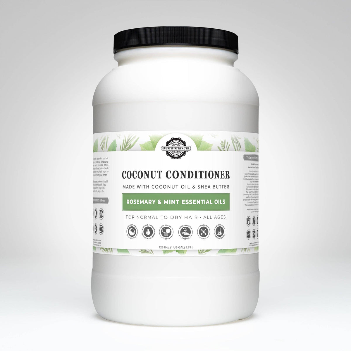 Conditioner - Our Popular Scents: Rosemary Mint / Gallon Plastic Jar