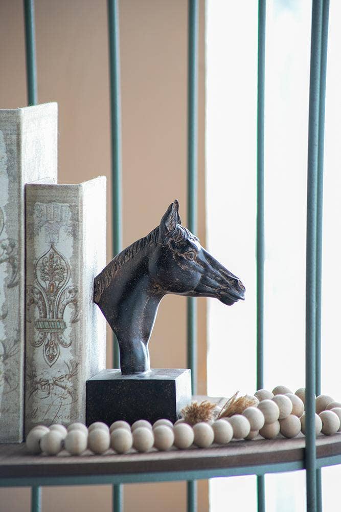 S/2 5.1x4x8" Horse Bookends 6S/CTN