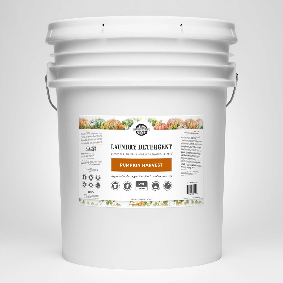 Laundry Detergent | Pumpkin Harvest: 1 Gallon Glass Jug