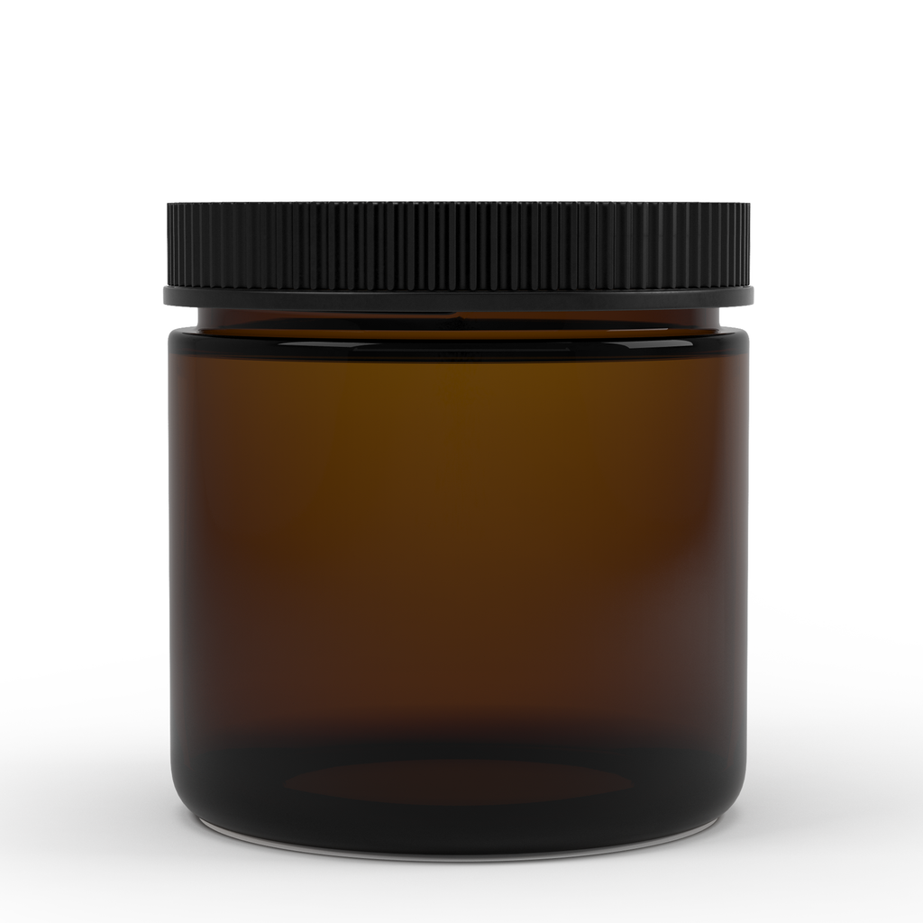 9oz Amber Glass Jar