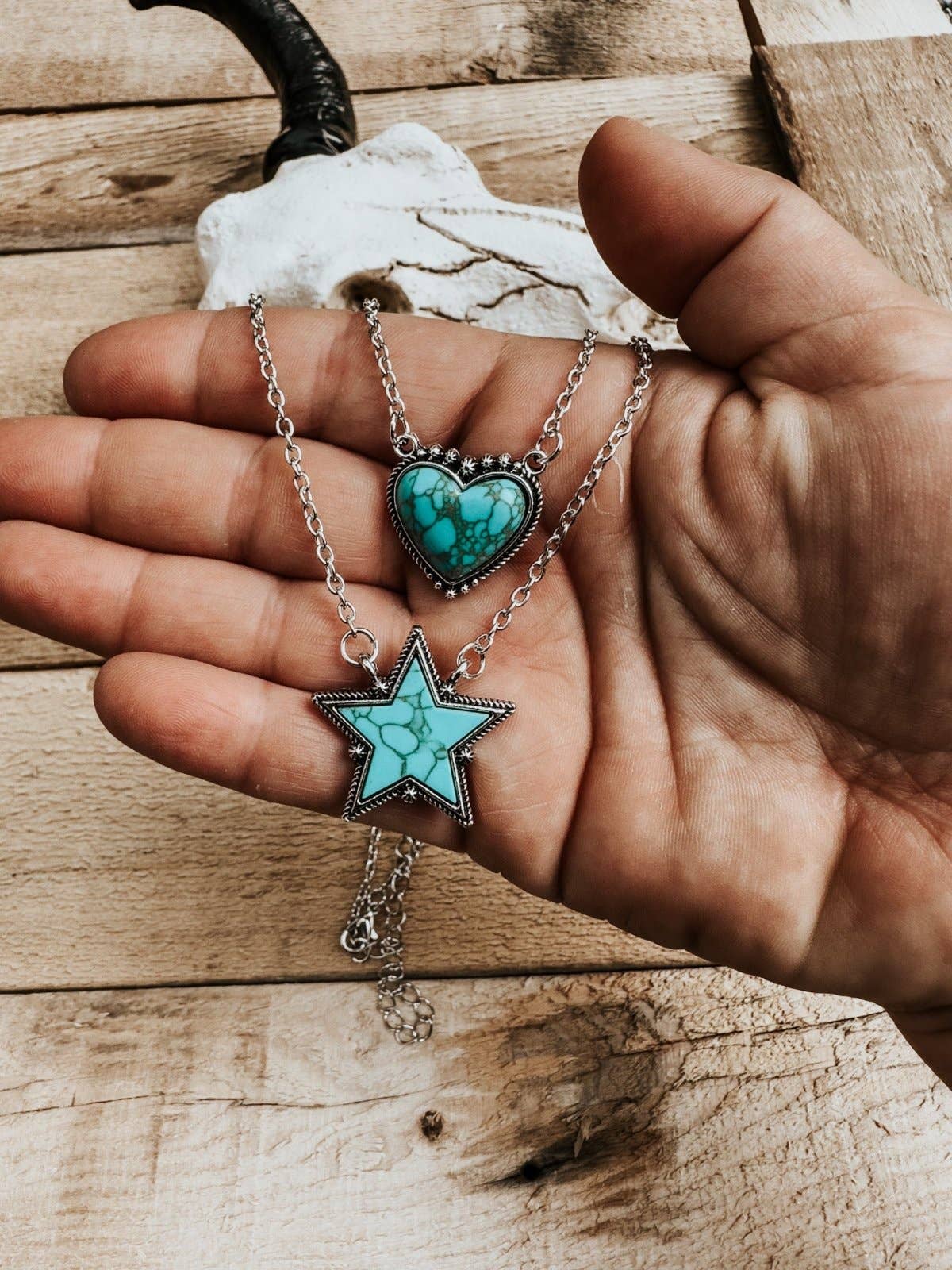 The Heart Necklace: Antique Silver
