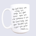 Lord bless you coffee mug, Christian mug, Scripture mug