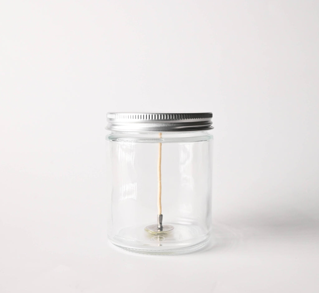 Candle Bar - 5.5 oz Glass Wicked Jar with Lid