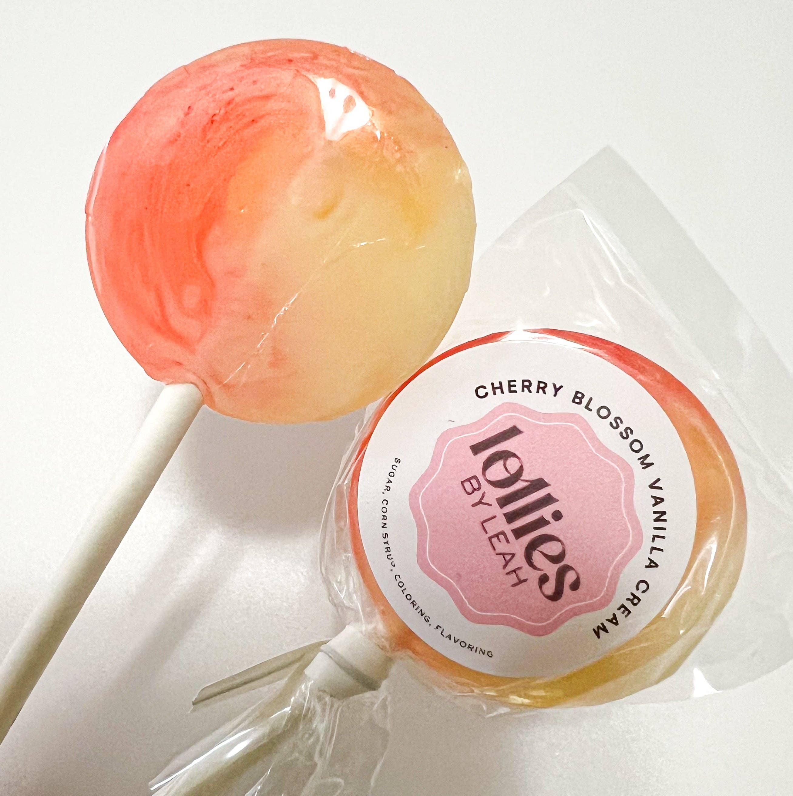 Cherry Blossom Vanilla Cream Lollipop