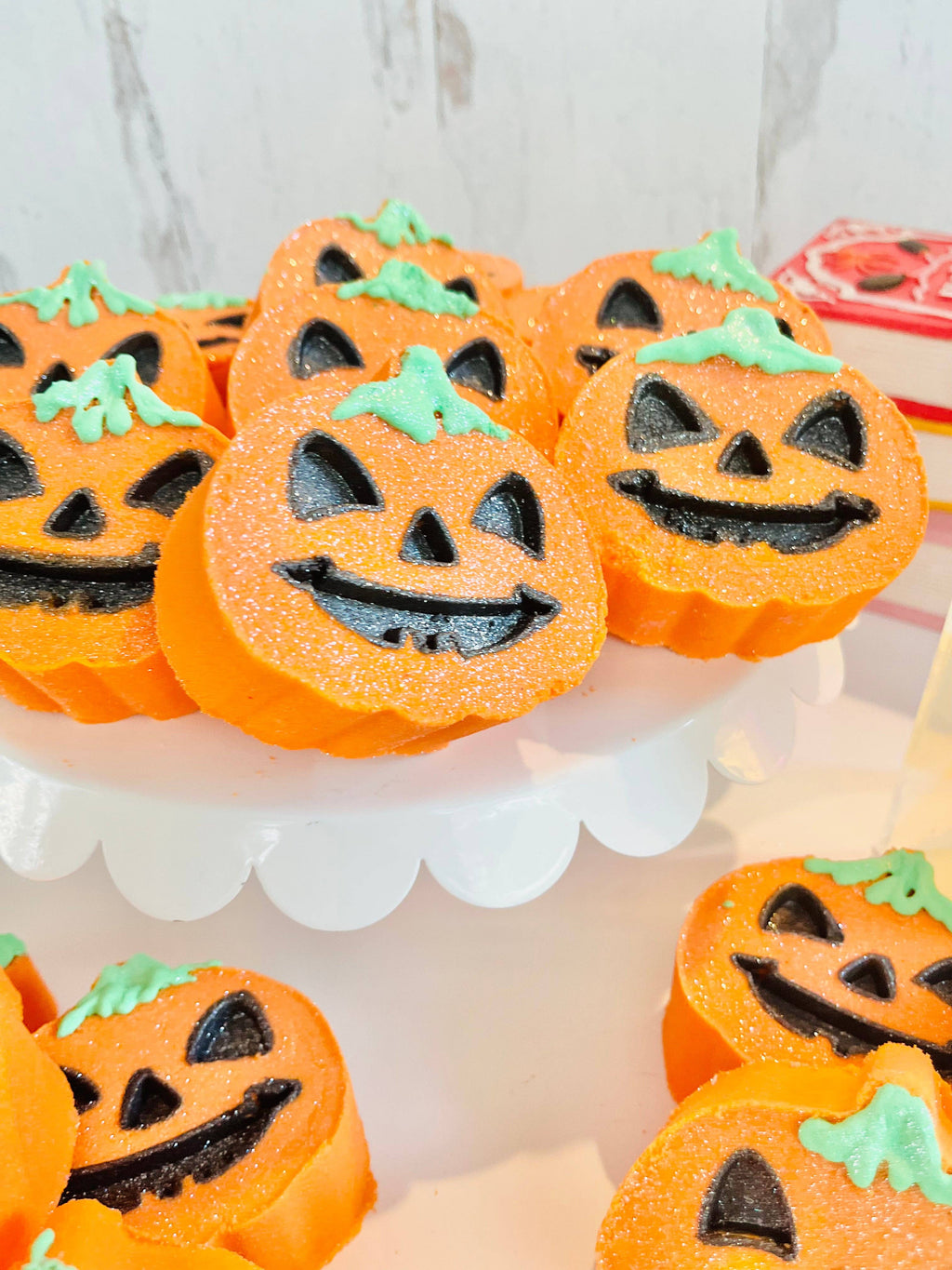 Jack-o-Lantern Bath Bomb, Pumpkin Head Bath Bomb