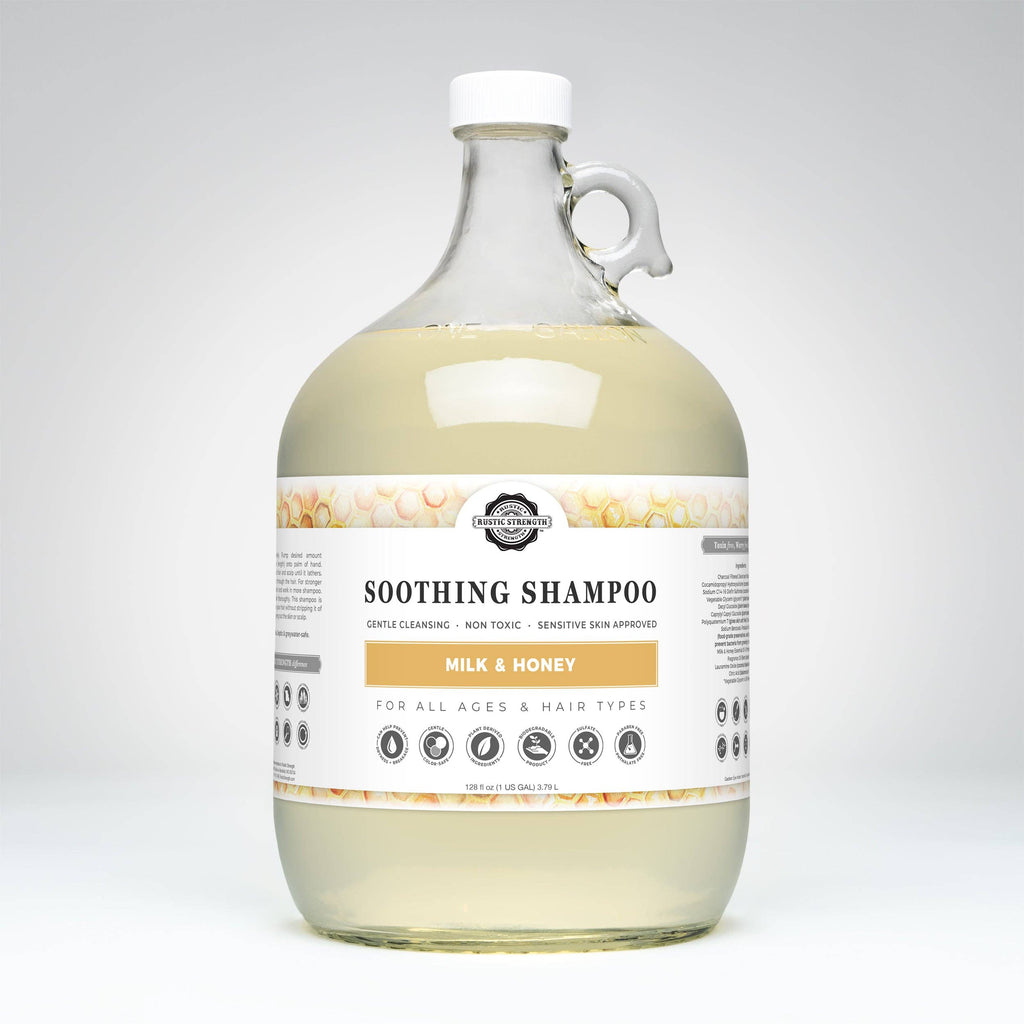 Shampoo - Our Popular Scents: Rosemary Mint / Gallon Glass Jug