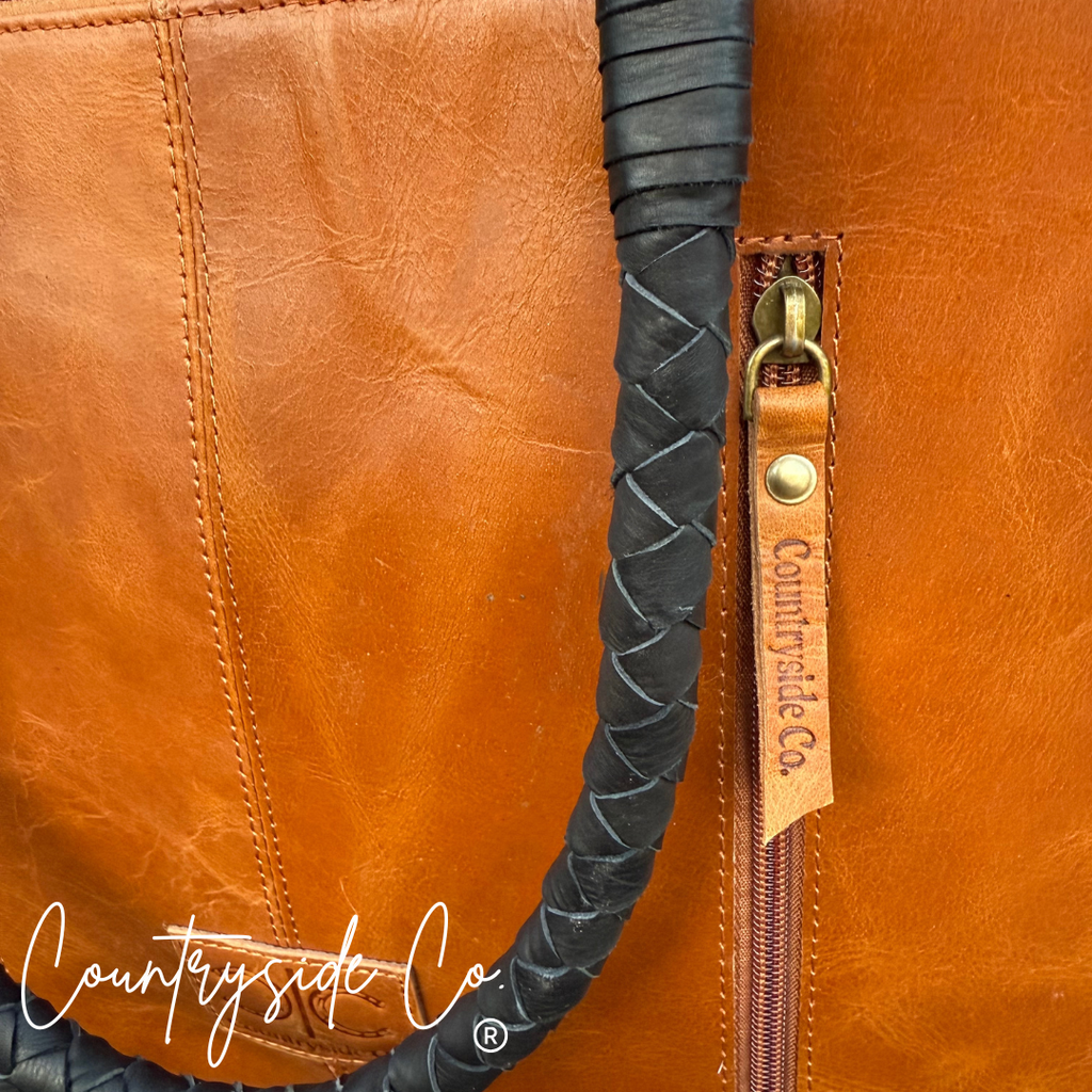 Laney Tooled Leather Handbag