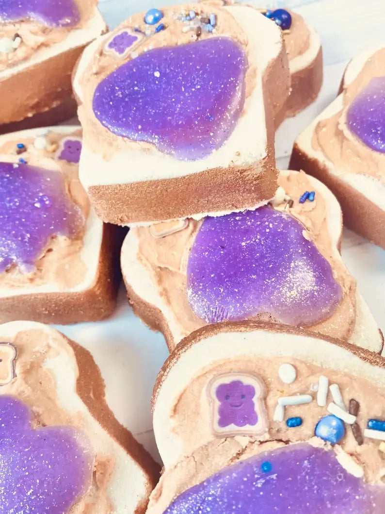 Peanut Butter & Jelly Bath Bomb, Better Together Bath Bomb
