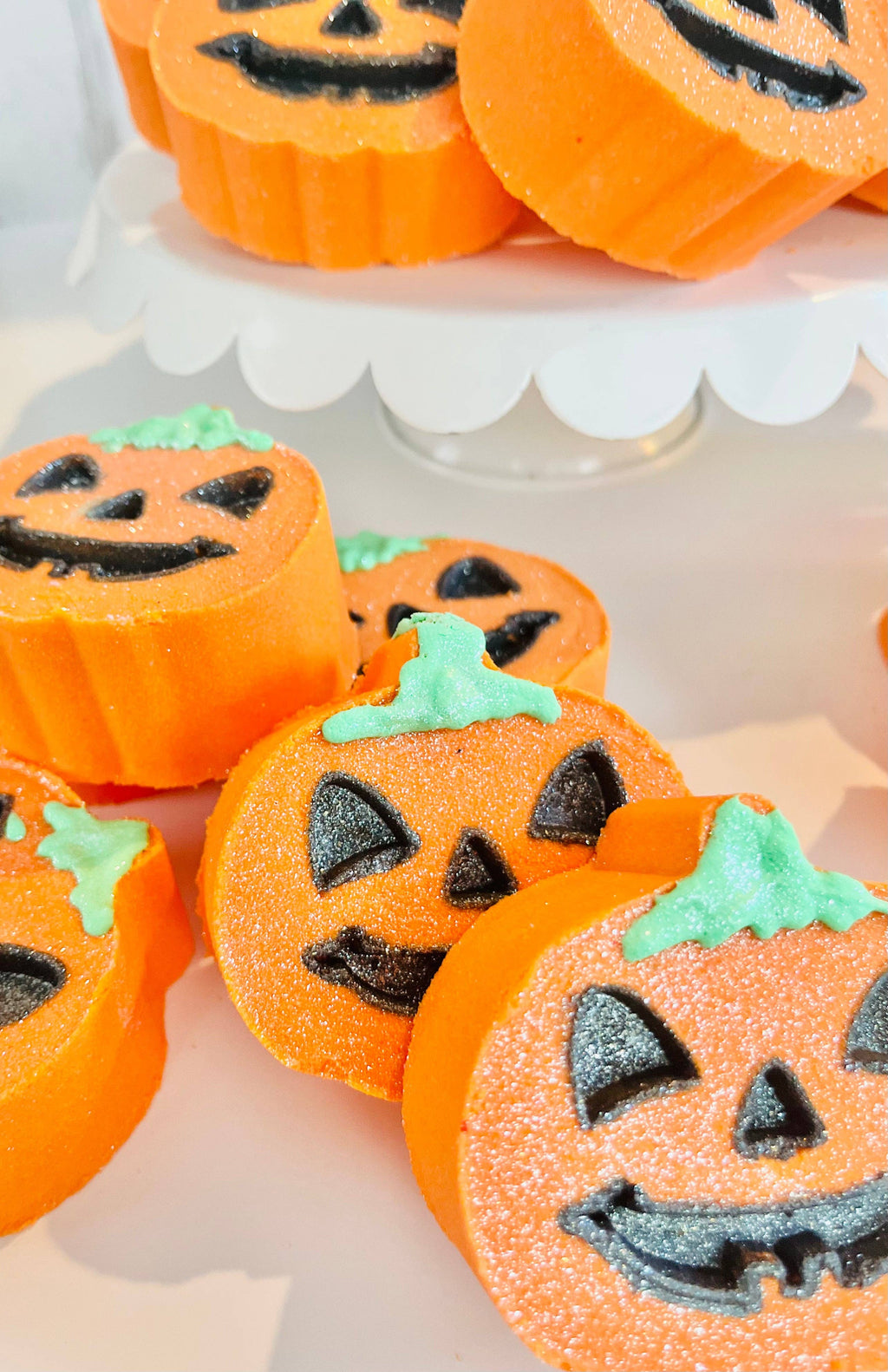 Jack-o-Lantern Bath Bomb, Pumpkin Head Bath Bomb