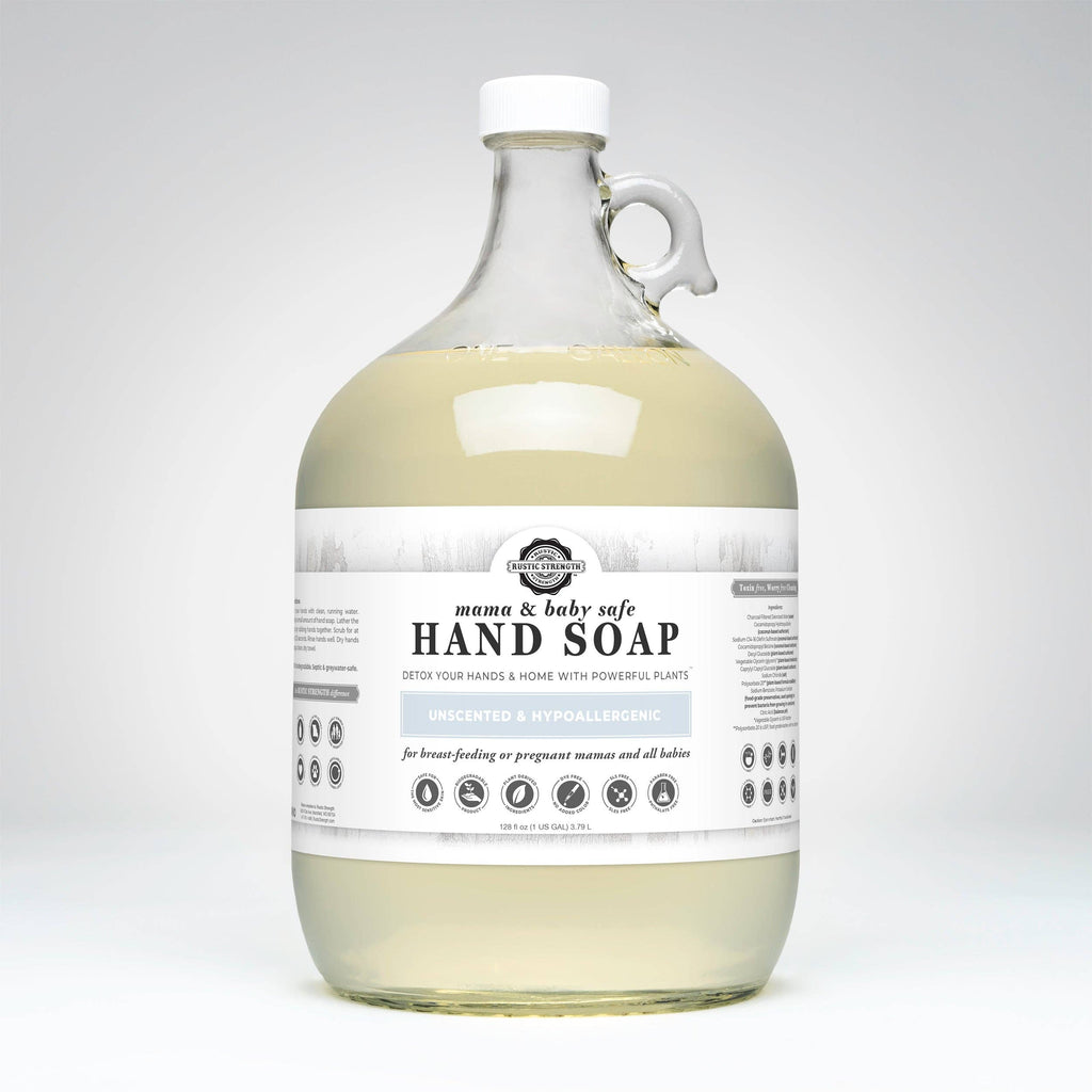 Liquid Hand Soap - Our Popular Scents: Citrus Bliss (lemon/orange) / 4 - 1 Gallon Plastic Jugs