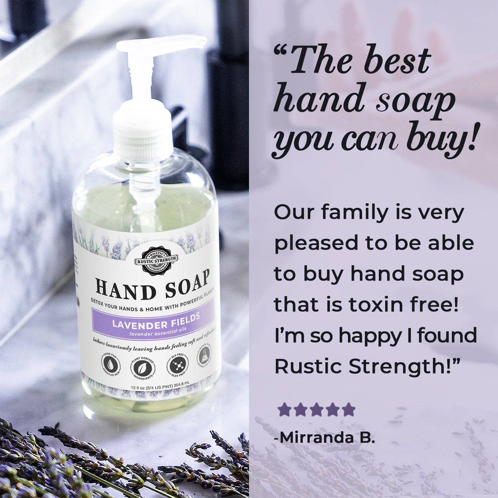 Liquid Hand Soap - Our Popular Scents: Citrus Bliss (lemon/orange) / 4 - 1 Gallon Plastic Jugs